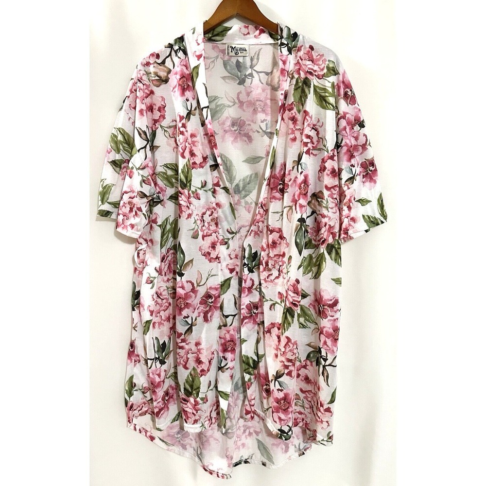 Show Me Your MuMu Robe Gown Womens One Size Floral Cottage Core